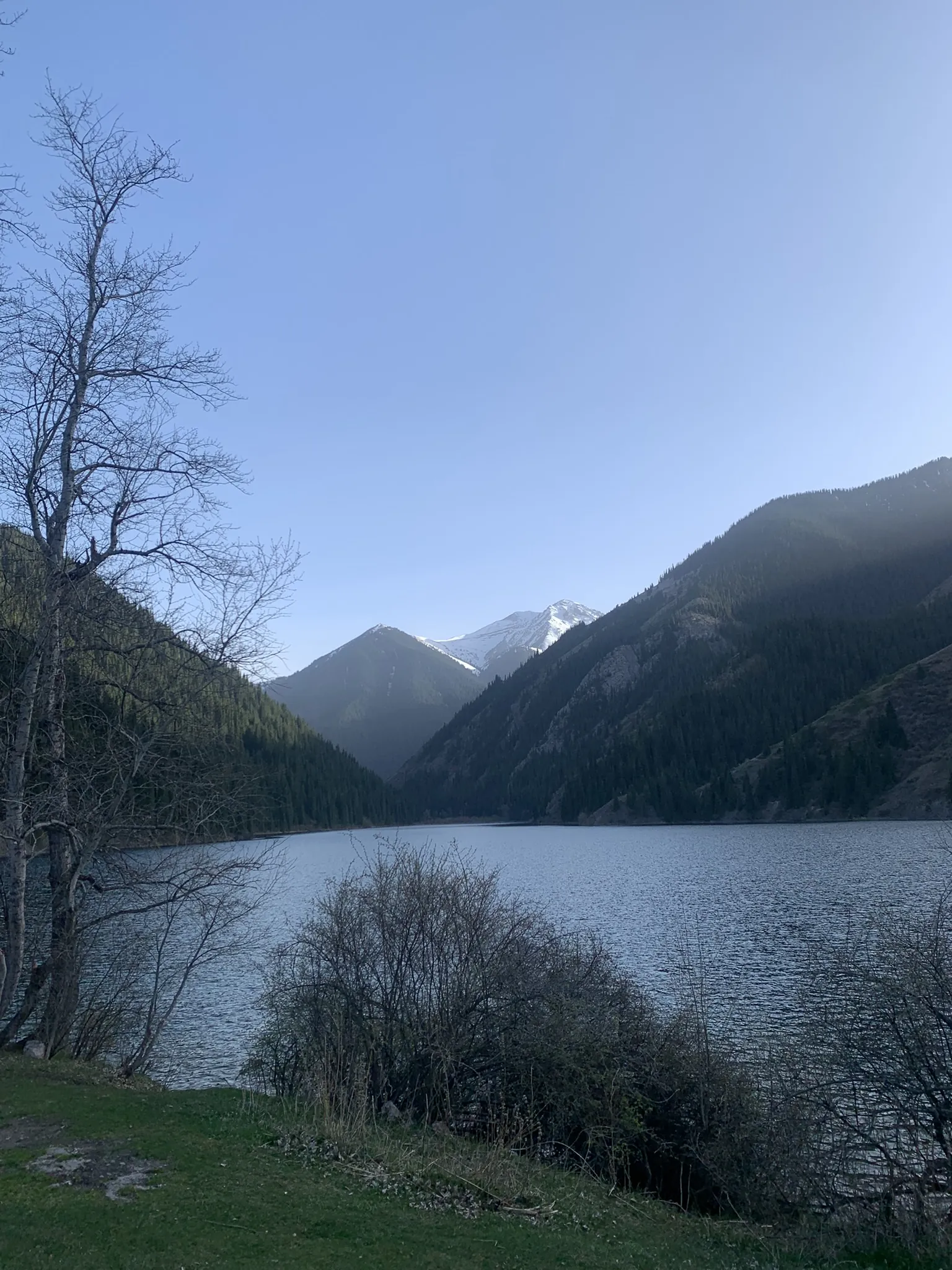 Кольсайские озёра — горное озеро среди тянь-шаньских елей — 6